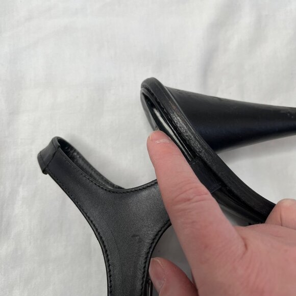 Opening Ceremony Jeanette Black & Blue Velvet Floral High Heel Sandals 41 EU - Picture 4 of 14